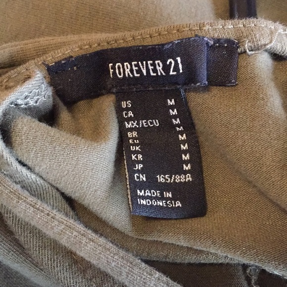 Olive cris-cross dress - Picture 7 of 7